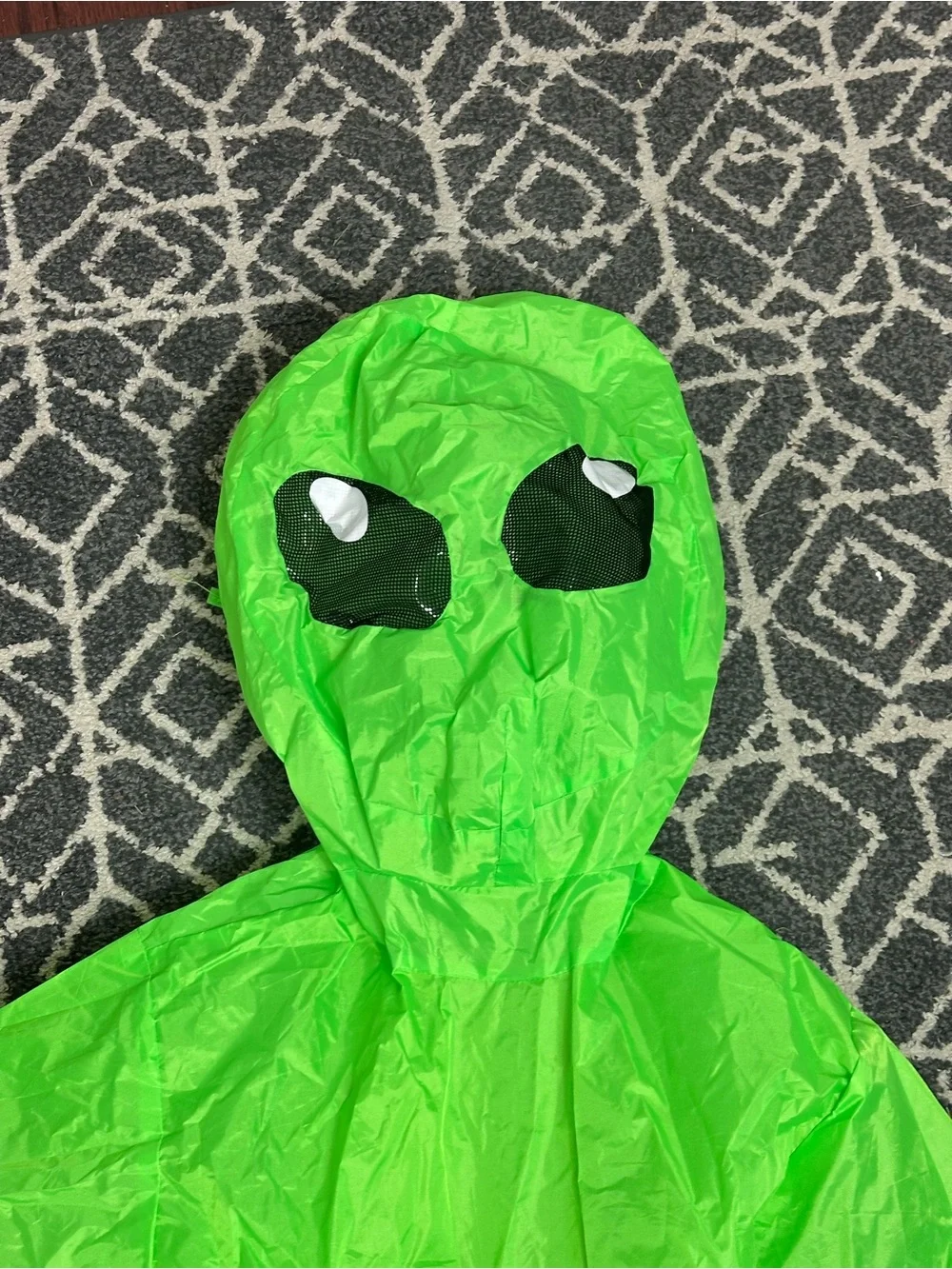 Spirit Light-Up Inflatable Alien UFO Costume .. MISSING GLOVES
